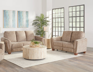The Morehead Sofa & Loveseat Set brings a comfortable and convenient seating solution with power recline and power leg rest. It can be easily mounted with any FreeMotion bracket and battery, and also features a 360-degree swivel for added versatility.<br/