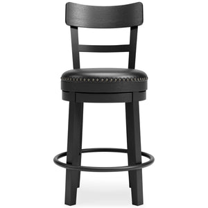 Valebeck - Black - UPH Swivel Barstool