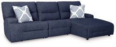 Enjoy the endless adaptability of this power reclining sectional. Whether youâ€™re hosting guests, setting up for movie night or just need a refresh, the modular design allows you to rearrange the pieces as you please. One-touch controls effortlessly adju