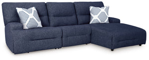 Enjoy the endless adaptability of this power reclining sectional. Whether youâ€™re hosting guests, setting up for movie night or just need a refresh, the modular design allows you to rearrange the pieces as you please. One-touch controls effortlessly adju