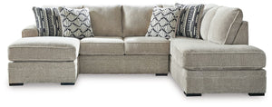 Calnita - Sisal - 3 Pc. - 2-Piece Sectional With Raf Corner Chaise