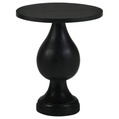Showcasing an alluring silhouette, this modern side table offers a stylish blend of art and sophistication. A pedestal design doubles down on elegance and creates an eye-catching look. Infuse romantic charm to a living space or entryway with a table featu