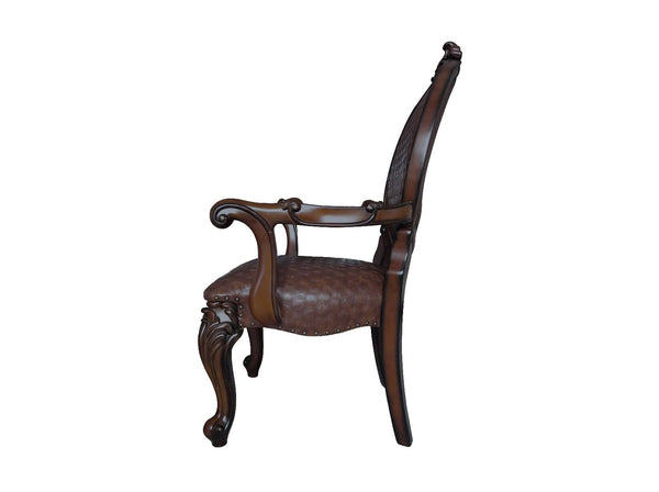  and the upholstered and tapestried chairs with deep button tufted and 