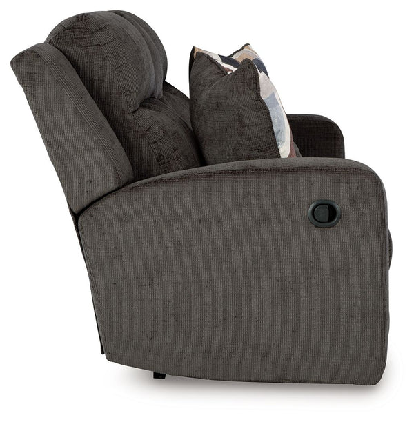 Kanlow - Dusk - Dbl Reclining Loveseat with Console
