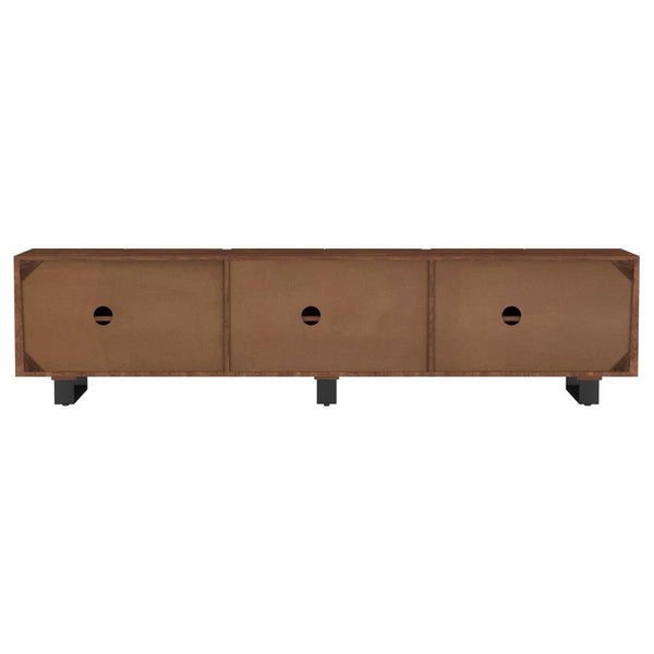 Trask - Wood TV Stand Media Console - Mango Brown