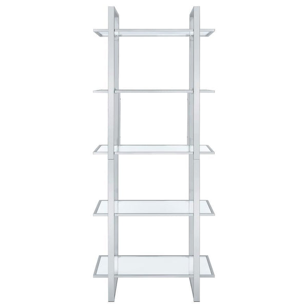 sturdy support. With five shelves t