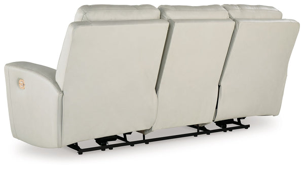 Mindanao - Coconut - Pwr Rec Sofa With Adj Headrest