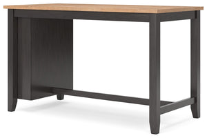 Gesthaven - Natural / Brown - Rectangular Dining Room Counter Table