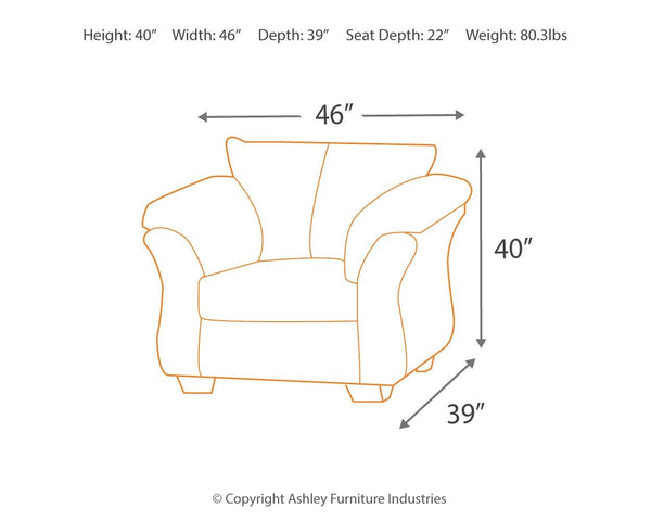Darcy - Cobblestone - Chair