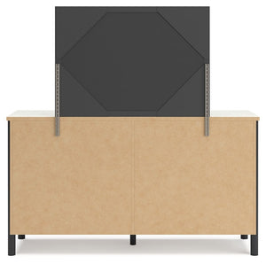 Cadmori - Black / White - Dresser and Mirror