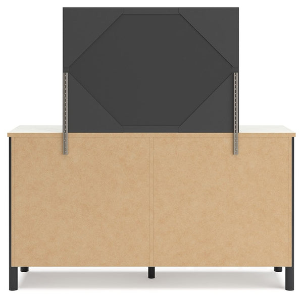 Cadmori - Black / White - Dresser and Mirror