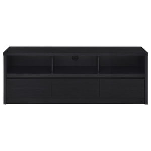 Rutland - 59## 3-Drawer TV Stand Media Console - Black