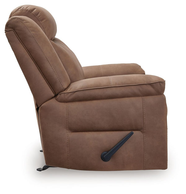 Status Check - Caramel - Rocker Recliner