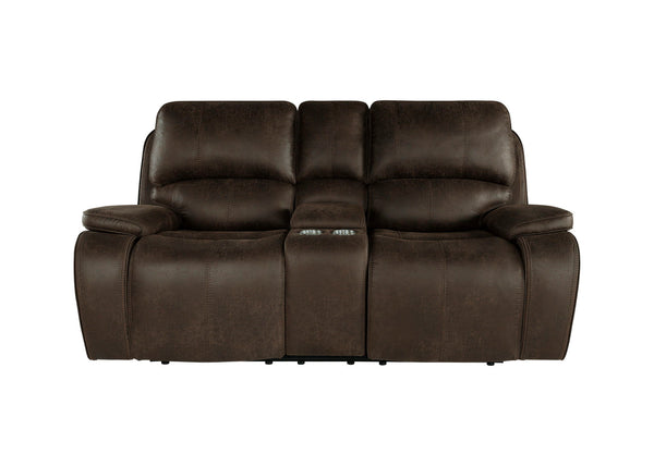  this loveseat offers the luxurious appearance of real leather without the premium price. Tailored to perfect