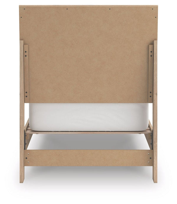 Cielden - Two-Tone - Twin Panel Bed