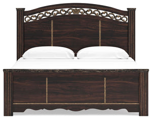Glosmount - Two-tone - King Poster Bed