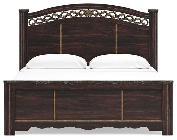 Glosmount - Two-tone - King Poster Bed