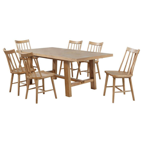  expanding from 60 to 76 inches to accommodate various gatherings. Solid mahogany