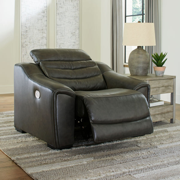 Center Line - Dark Gray - PWR Recliner/Adj Headrest