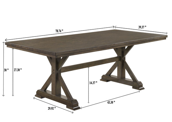 Lloyd - 5 Piece Dining Room Set - Brown