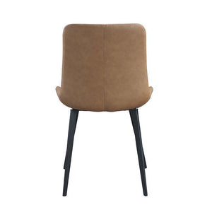  the Abiram dining table also boasts small-space sensibility. The generous surface