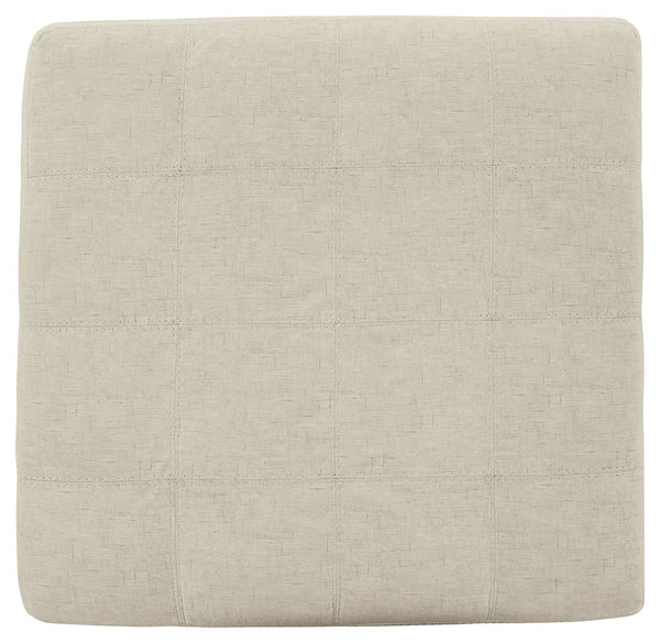 Falkirk - Parchment - Oversized Accent Ottoman