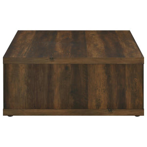 Frisco - Square Engineered Wood Coffee Table - Dark Pine