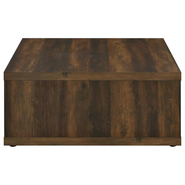 Frisco - Square Engineered Wood Coffee Table - Dark Pine