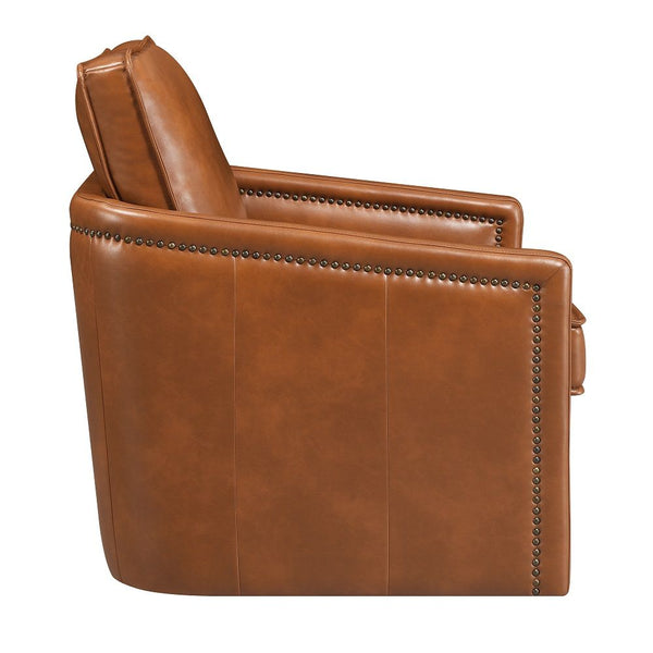 Rocha - Swivel Chair With Glider - Brown