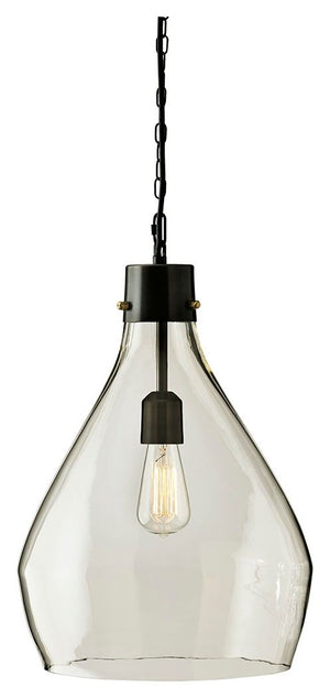 Lighten up in minimalist chic style with this pendant light. However it graces your space, its shapely teardrop design beautifully goes with the flow.<br><br><b>Additional Dimensions</b><br><ul><li>Cord length: 105-"</li><li>Shade: 0-"</li></ul><br/><br/>