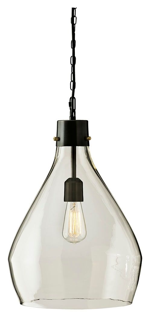 Lighten up in minimalist chic style with this pendant light. However it graces your space, its shapely teardrop design beautifully goes with the flow.<br><br><b>Additional Dimensions</b><br><ul><li>Cord length: 105-"</li><li>Shade: 0-"</li></ul><br/><br/>