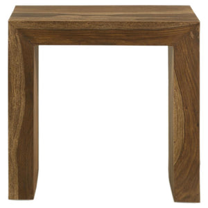  its layered auburn finish highlights the natural grain patterns
