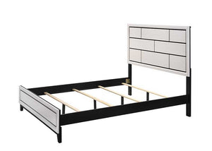  clean look with its white finish and contrasting dark accents. The simple