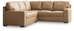 Indulge in attainable, top-of-the-line luxury. With this sectional, you can outfit your home in ultra-sleek style. Genuine leather upholstery on the interior provides the richly refined look and feel you love without breaking the bank. Clean-lined arms po
