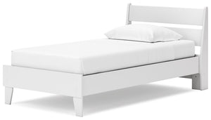 Socalle - Two-Tone - Twin Panel Platform Bed