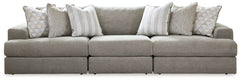 The casual, low-slung shape of this sectional makes it fully lounge-ready. Its deep seating invites you to sink right in, with bold beveled block arms that are softened by bullnose â€œwaterfallâ€ cushions. Best of all, the modular design lets you stage t