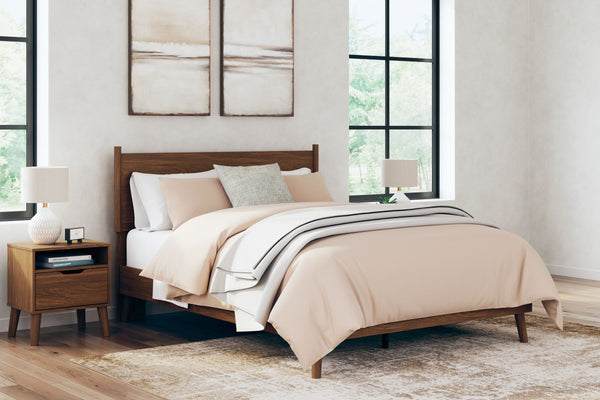  this queen panel bed delivers cool