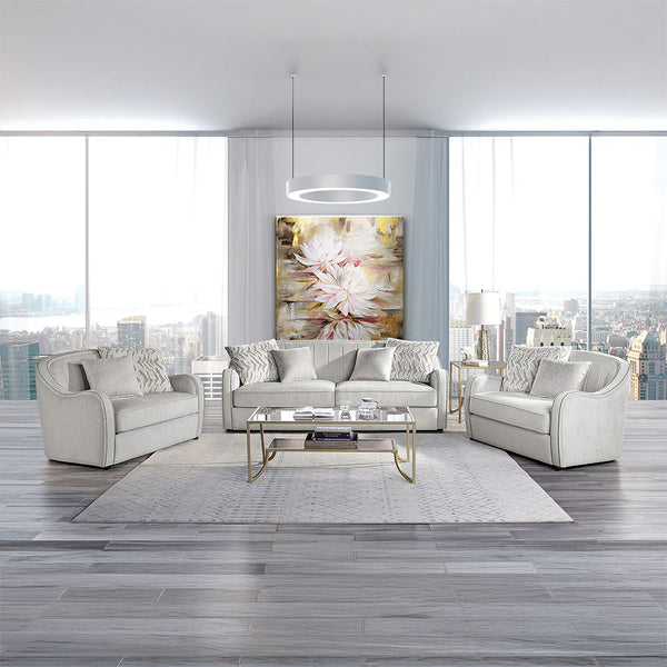 Mahler - Chair - Beige Linen - 34"