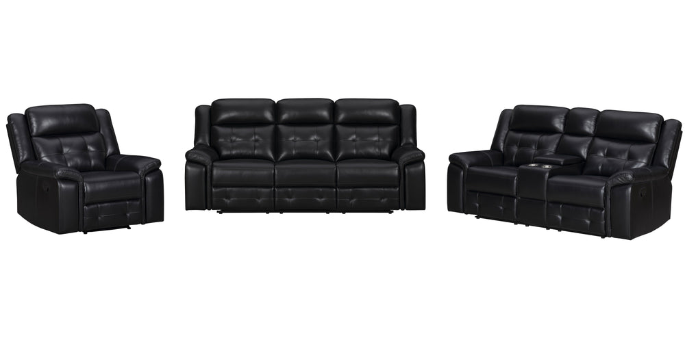 Meet Clayton, the ideal swivel glider recliner that perfectly combines comfort and practicality. It is perfect for any evening with its manual recline feature and inherently cleanable faux leather, which makes maintenance effortless. The elegant tufting o