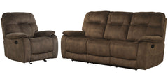 Imagine the cozy feeling of reclining in furniture this beautiful. with welcoming character, Cooperâ€™s manual recline features let you put your feet up in style while ensconced in relaxation. Its heavy-weight, high-performance cover is available in neutr
