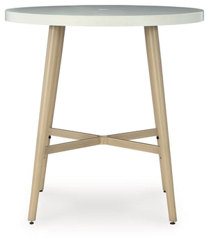  it expertly marries refined design with durability. At this table