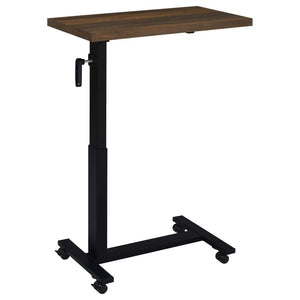 Westpark - Height Adjustable Mobile Bedroom C-Table - Dark Pine