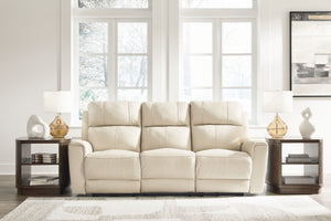  expertly matched leather and faux leather upholstery keeps your style up to speed without breaking the bank. Reclining at the 