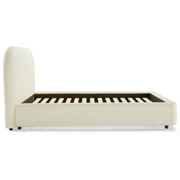 Arden - Queen Bed - Beige Fabric
