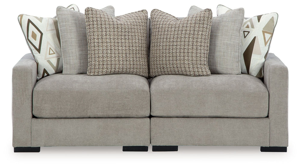 Customizable, contemporary comfort. This modular loveseat sectional changes as your living room needs do. You can stage and rearrange as you please, whether itâ€™s for family TV time, hosting guests or a simple style refresh. Adding to the sectional-'s ve