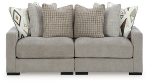 Customizable, contemporary comfort. This modular loveseat sectional changes as your living room needs do. You can stage and rearrange as you please, whether itâ€™s for family TV time, hosting guests or a simple style refresh. Adding to the sectional-'s ve