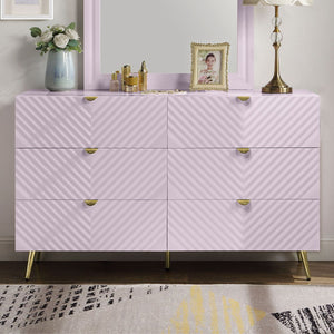 Gaines - Dresser - Pink High