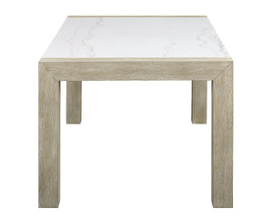  paired with comfortable chairs and a matching bench that provide ample seating for family and frie
