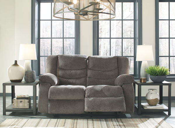 Tulen - Gray - Reclining Loveseat