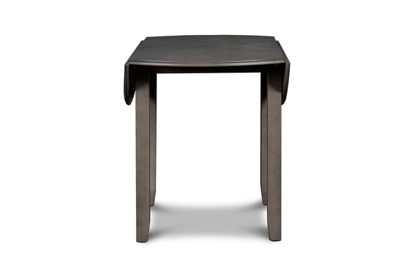 Gia - 3 Piece Dining Set (Dining Drop Leaf Table & 2 Chairs) - Gray